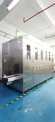 Machine de nettoyage de panier à fentes multiples industrielle avec pulvérisation rotative