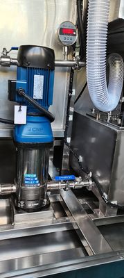 Machine de nettoyage de panier à fentes multiples industrielle avec pulvérisation rotative