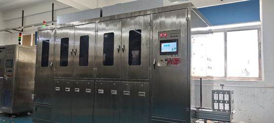 1 à 10 tours par minute Laveuse automatique de paniers, équipement industriel stable de nettoyage de paniers