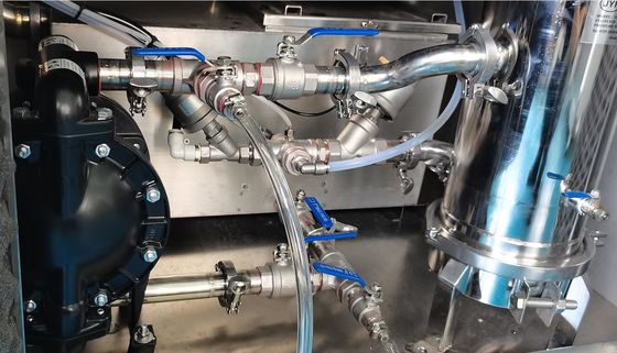 Machine de nettoyage par pulvérisation industrielle Anti-usure en acier inoxydable pour pochoir