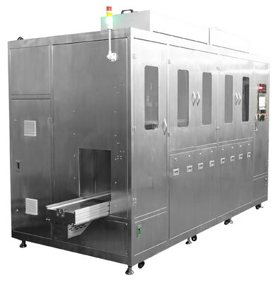 Laveuse de panier en acier inoxydable anti-corrosion, équipement de nettoyage de panier industriel 380V