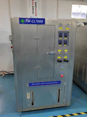 Laveuse de pochoirs pneumatique pratique, équipement de nettoyage d' écran d' impression stable