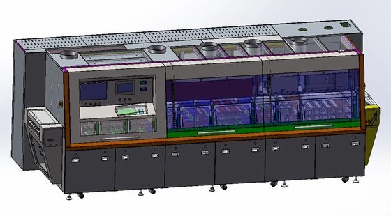 La machine à laver à trois phases à flux durable, à composants multifonctionnels