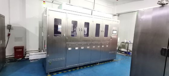 Machine de nettoyage de panier à fentes multiples industrielle avec pulvérisation rotative